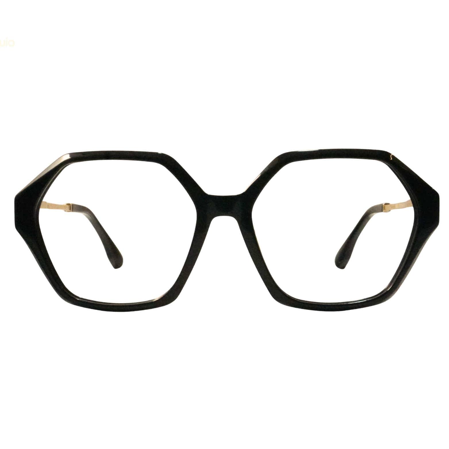 Armazón black geométrico