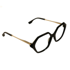 Armazón black geométrico