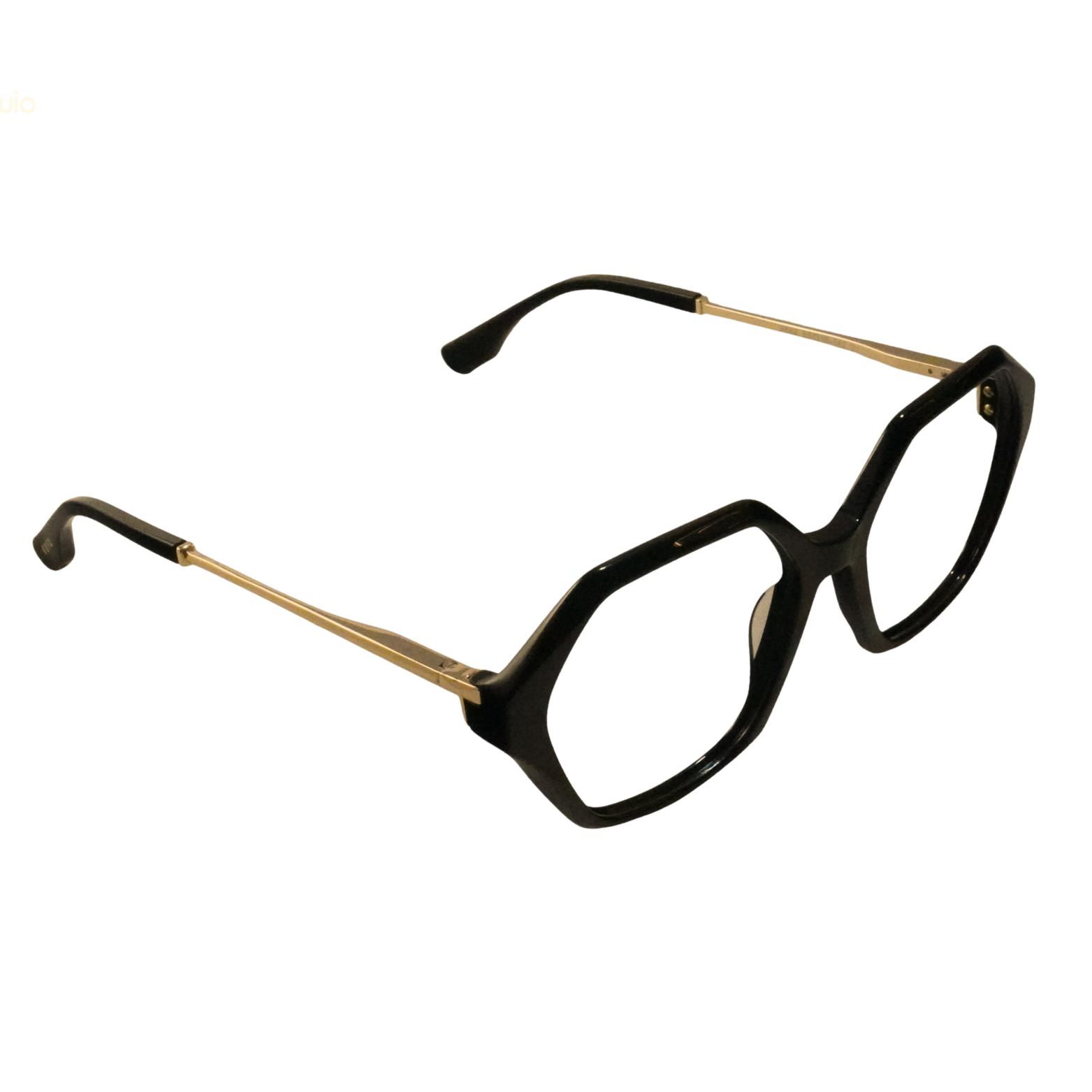 Armazón black geométrico